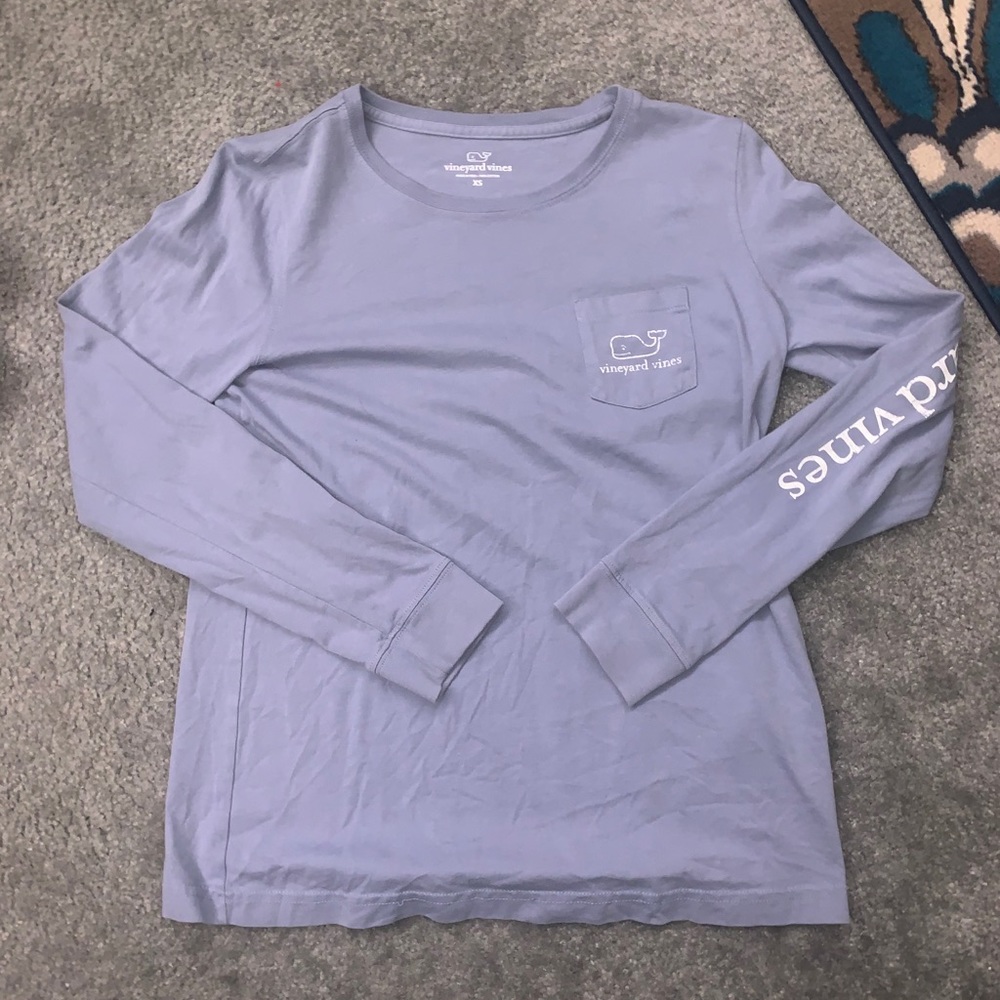 Vineyard vines blue long sleeve